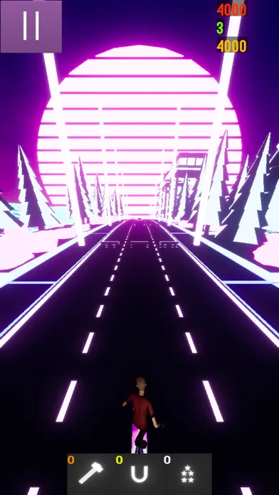 Captures d'écran de Vaporwave Skateboarding